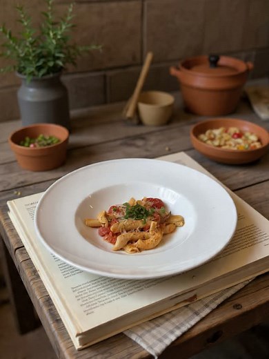 Cooking with my Dad, Homemade Boursin Cheese and Tomato Pasta | Robyn Q