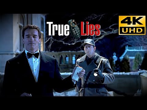 True Lies (1994) Lakeside Chateau Action Scene • 4K Upscaled