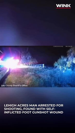NEW: The Lee County Sheriff’s Office has arrested a man accused of shooting another person in Lehigh Acres, after being found with a gunshot wound in his foot. ➡️ READ MORE in comments . . . #winknews #southwestflorida #swfl #lehighacres | WINK News