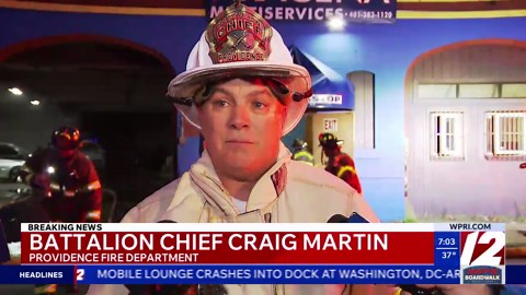 Crews extinguish fire at Providence auto body shop