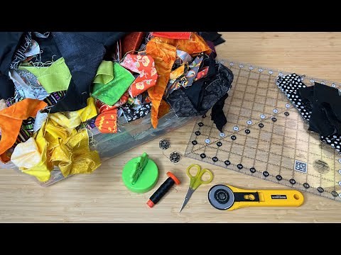 Simple Smoothie Time quilt using 2 1/2 inch STRIPS! 6th in a series to use leftover strips!