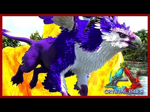 Crystal Griffin Taming & Breeding! Crystal Isles Map! Ep 34!
