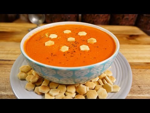 Easy Creamy Tomato Soup | Tomato Bisque