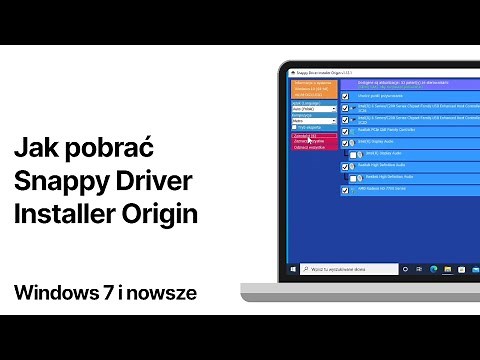Jak zaktualizować sterowniki Windows przez Snappy Driver Installer Origin