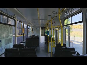 Poland, Szczecin, tram 2 ride from Niebuszewo to Celna + walk