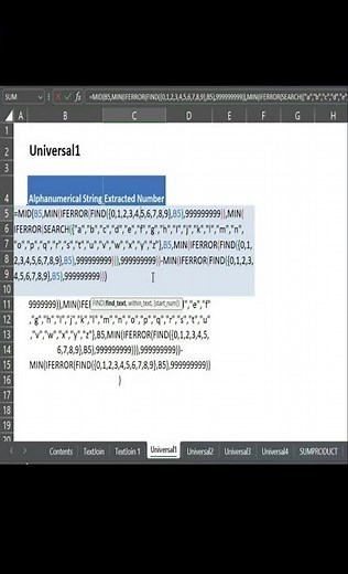 🔥 Extract Numbers from Text in Excel | Excel Formula Trick You MUST Know!