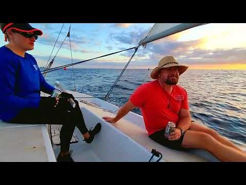 Tuesday night Cal-20 sailing on a gorgeous evening is the best!