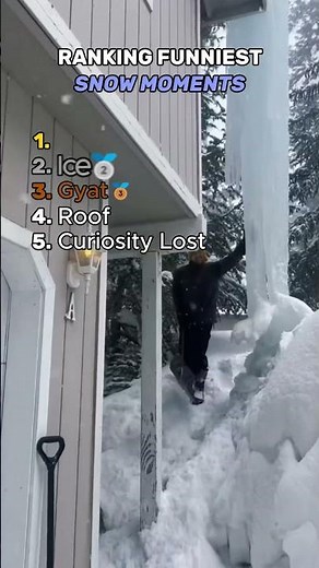 Funniest Snow Moments — Ranked! ❄️😂 #funny #snow #winter