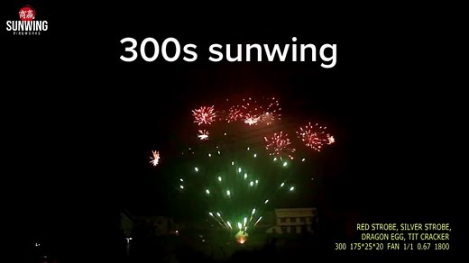 #fireworks #sunwing 300s big shot but fast | firework