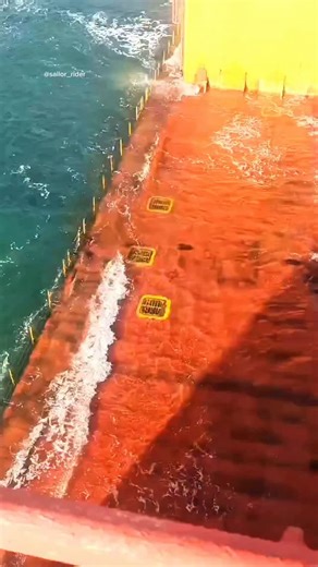 Sailor’s Compass 🧭 on Instagram: "This isn’t a ship in trouble — it’s a special type of vessel called a semi-submersible heavy-lift ship. It fills its ballast tanks with seawater to lower the deck underwater, allowing large structures to float above it for loading. Once secured, the ship pumps out the water and lifts the cargo safely. A smart engineering design that makes transporting massive offshore structures possible. #maritime #shipping #seafarers #merchantnavy #oceanengineering"