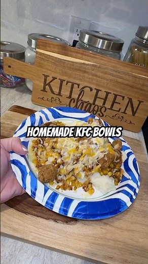 Homemade KFC Bowl #easyrecipes