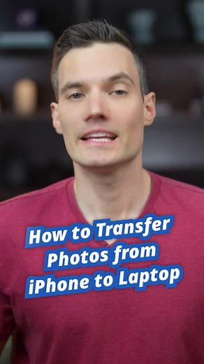 Transfer Photos from iPhone to Laptop Easily