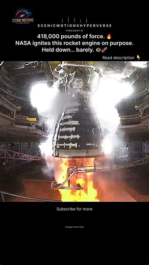 NASA Fires a Rocket at Full Power 🔥🚀 | RS-25 Engine (418,000 lbs Thrust)