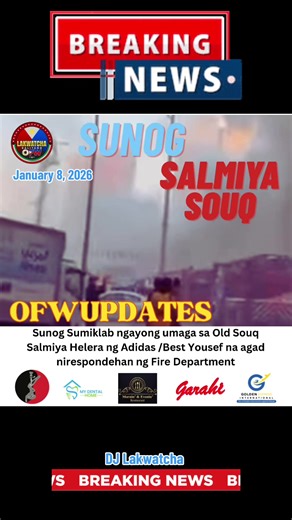 Sunog sa Old Souq Salmiya: Balita at Updates