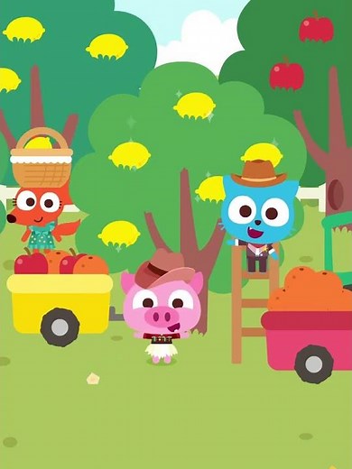 Explore freely in Papo Town Farm and have fun with Papo friends