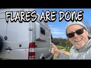 Installing side Flares and fitting a bigger better mattress in my Sprinter Campervan Conversion