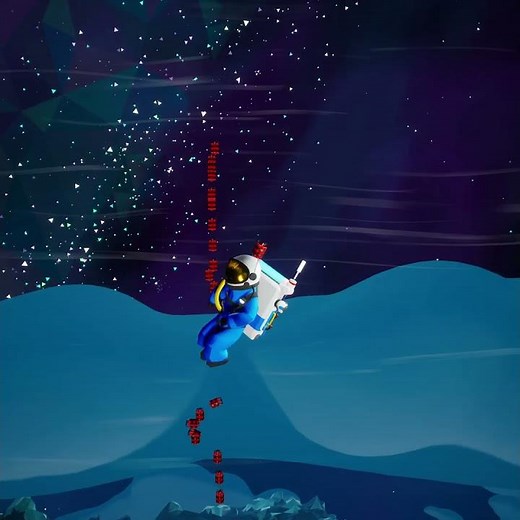 这才是真正的“开山裂石”！史诗级巨坑诞生！#astroneer