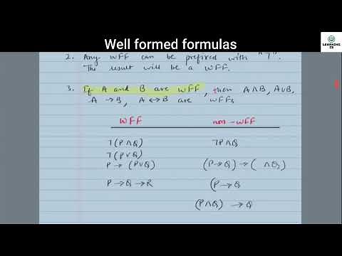 Well formed formulas || Discrete Mathematics