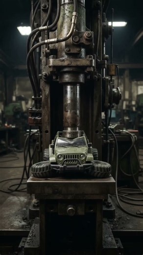 Hydraulic Press vs Toy Car 🚗💥 | Satisfying Crush