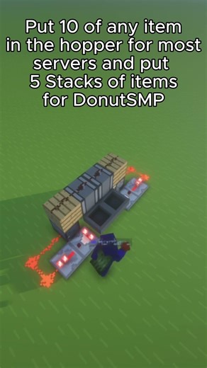 Simple Redstone Clock That Works On Most Servers #minecraft #bamboofarm #gaming #minecraftbuilding