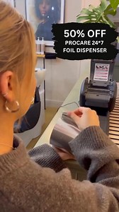 238K views · 14 reactions | The dispenser every colourist swears by. No more tearing foil by hand or wasting time. Get smooth, perfect cuts every time. Now 50% off in our Early Black Friday Sale. While stock lasts. | ProStyling | Facebook