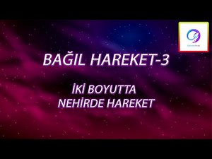 Bağıl Hareket - 3 | İki Boyutta Nehirde Hareket | Simülasyon + PDF
