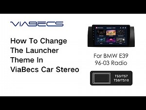 How To Change Car Launcher Theme In ViaBecs Car Stereo