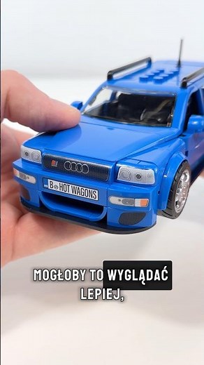WHAT DOES AN AUDI AVANT RS2 MADE OF BLOCKS LOOK LIKE?🛞