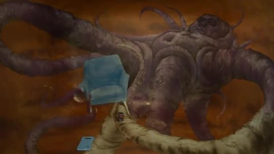 Guy Builds Room With Curved Walls in Basement and Does 3D Painting