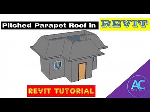 How to Create Pitched Parapet Roof in Revit | Revit Tutorial | Tips and Tricks