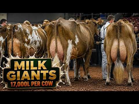 Top 8 Dairy Cattle Breeds in the World | Highest Milk Producers 🐄