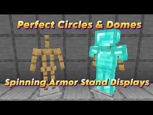 Create Perfect Circles & Spinning Armor Stand Displays