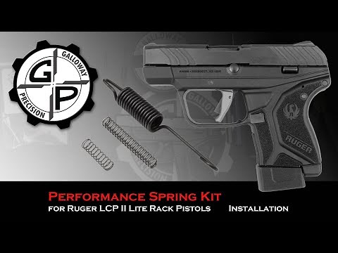 Ruger LCP II Lite Rack, Sigurd and Spring Kit Installation from Galloway Precision