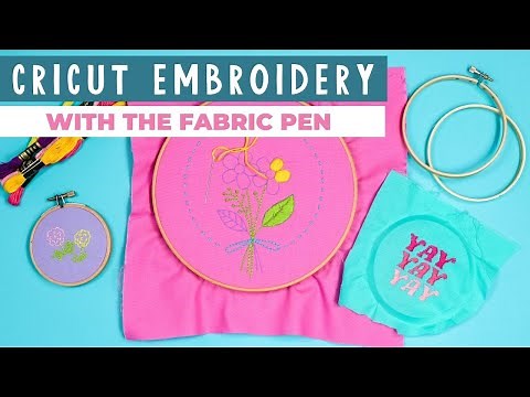 Cricut Embroidery: How to Draw Embroidery Patterns with a Cricut Machine