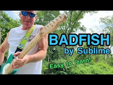 BADFISH by Sublime guitar lesson. Beginners can learn to play this song today! Easy to learn!