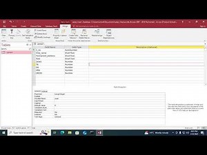 How to Modify the Structure of Table in MS Access 2016 ||Insert,Modify and Delete Fields in Access