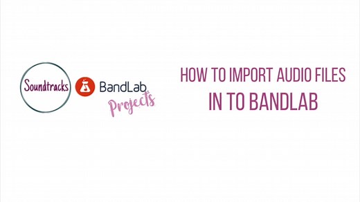 Bandlab Tutorial - How to Import Audio into BandLab.