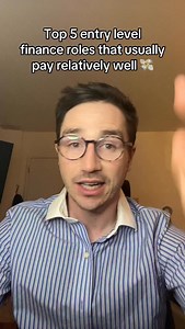 Top 5 entry level finance roles that usually pay relatively well #charliesmoney #investingcourse #finance101 #financecourse #workfromhome | charlesmeriot
