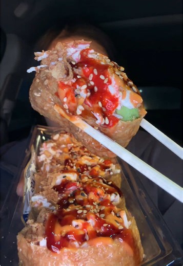Inari Sushi Mukbang Experience