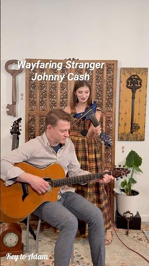 Wayfaring Stranger by Johnny Cash on electric violin and guitar