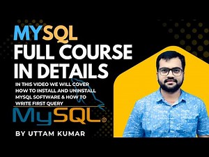 #1 How to Install & Uninstall MySQL + Run Your First Query!