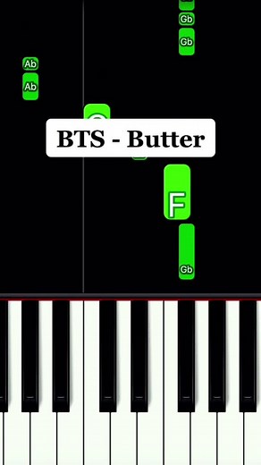 How to Play Butter by BTS on Piano
