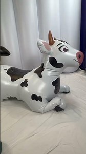 Testing inflatable cow suit