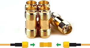 Atlas Scientific Environmental Robotics Female SMA Connector to Female SMA Adapter (5 Pack)