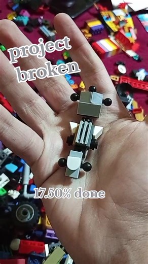 project broken 17.50% done new frame by the way tutorial if you want I will make it #legomoc #legoposer #fyp #lego #mech