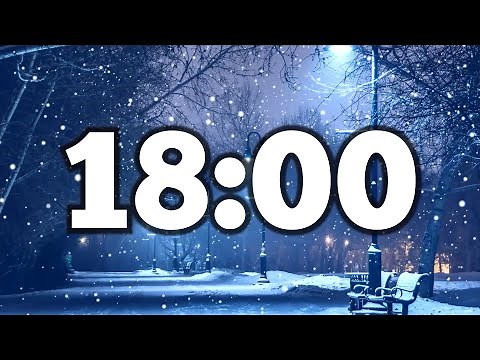 18 Minutes Timer With Relaxing Music And Alarm