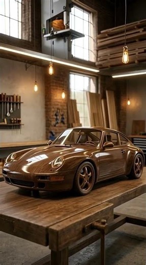 Porsche 911 Made from Wood 🪵🔥