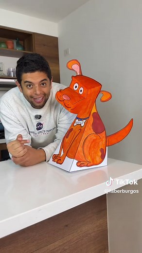 Cómo hacer el perro de papel que nunca deja de verte — manualidad fácil