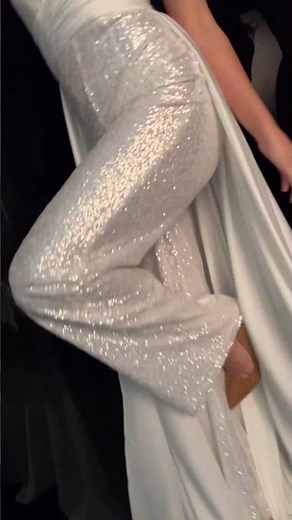 Our newest bridal collection is hot hot hot 💕💕 How gorgeous is this #JOVANI jumpsuit!?!