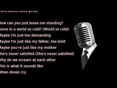 Prince - When Doves Cry (lyrics)
